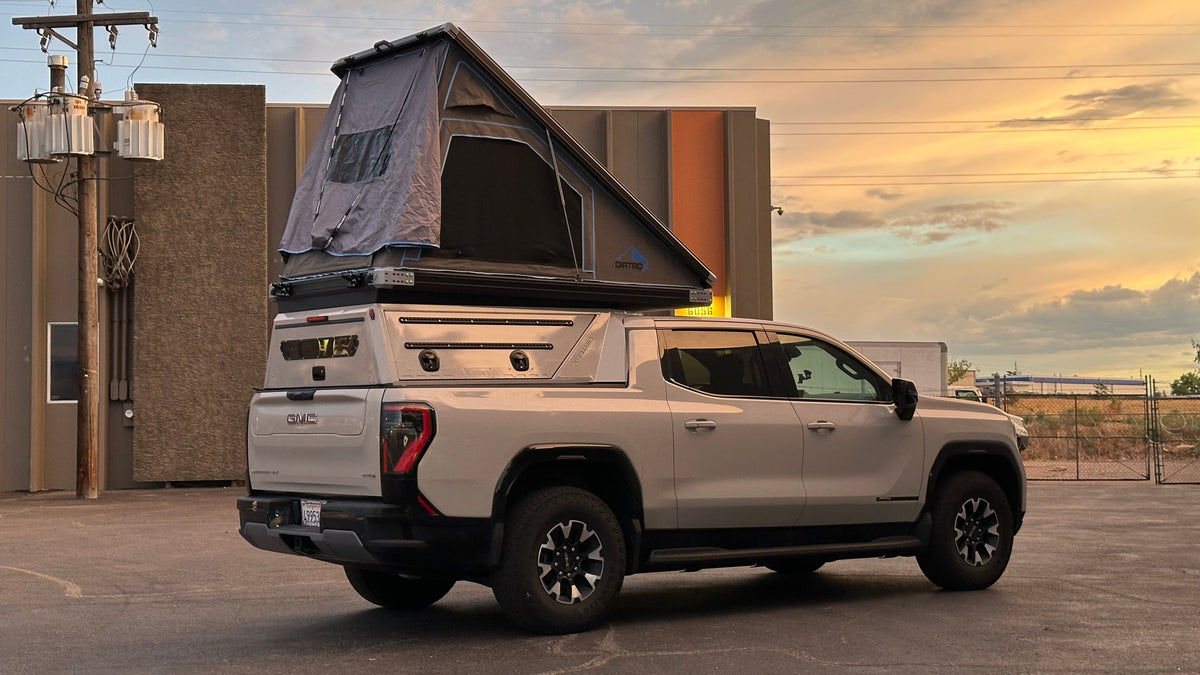 GMC Sierra EV & Chevy Silverado EV Pass-Through Canopy Camper