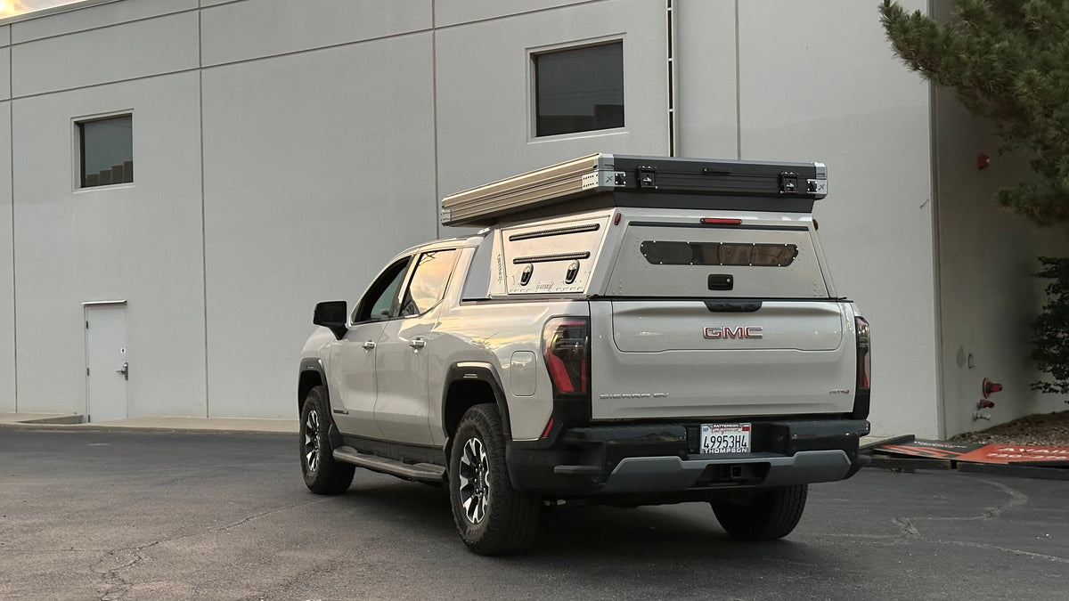GMC Sierra EV & Chevy Silverado EV Pass-Through Canopy Camper