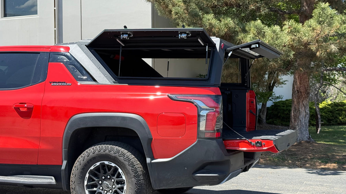 Gull Wing Truck Cap Topper & Overland Camper Shell for Work, Camping & Off-Road | Dirtbox Overland