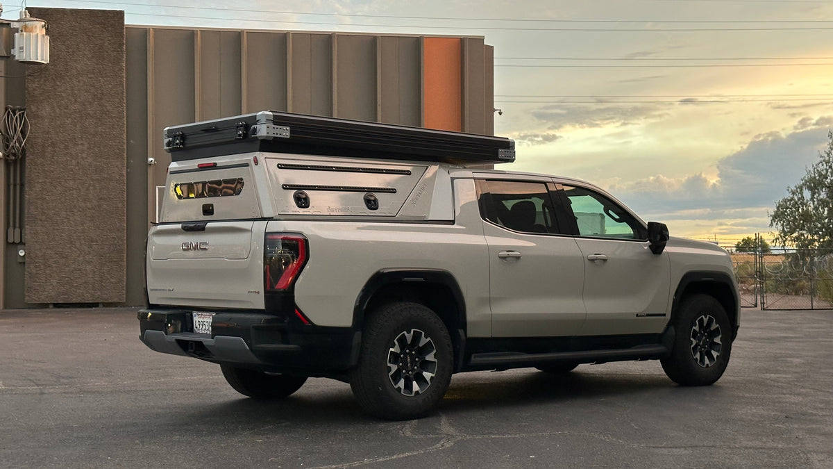 GMC Sierra EV & Chevy Silverado EV Pass-Through Canopy Camper