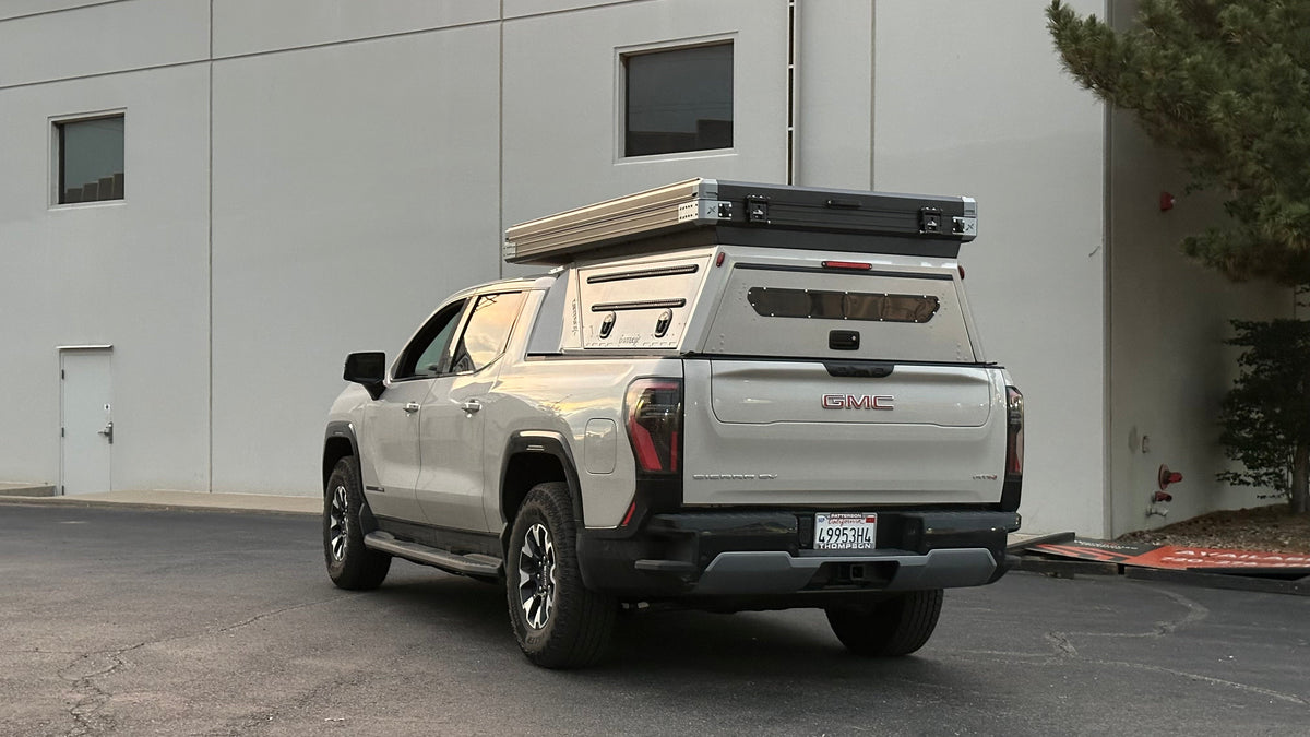 GMC Sierra EV & Chevy Silverado EV Pass-Through Canopy Camper