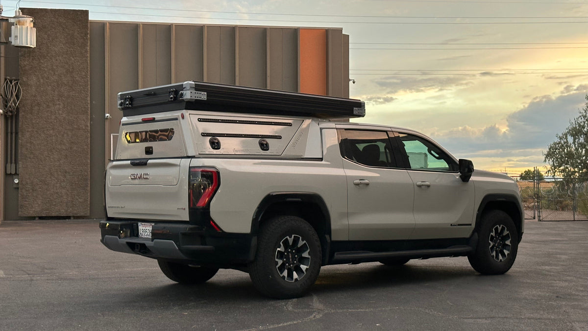 GMC Sierra EV & Chevy Silverado EV Pass-Through Canopy Camper