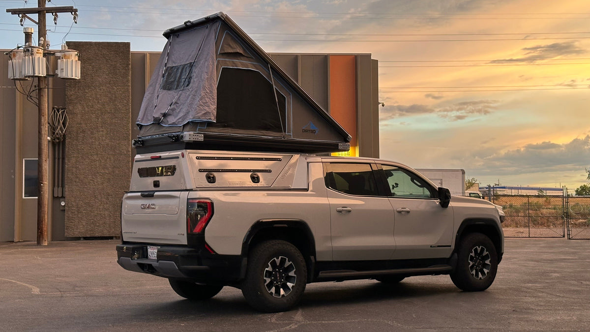 GMC Sierra EV & Chevy Silverado EV Pass-Through Canopy Camper