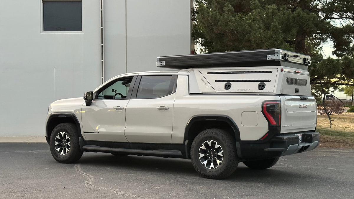 GMC Sierra EV & Chevy Silverado EV Pass-Through Canopy Camper