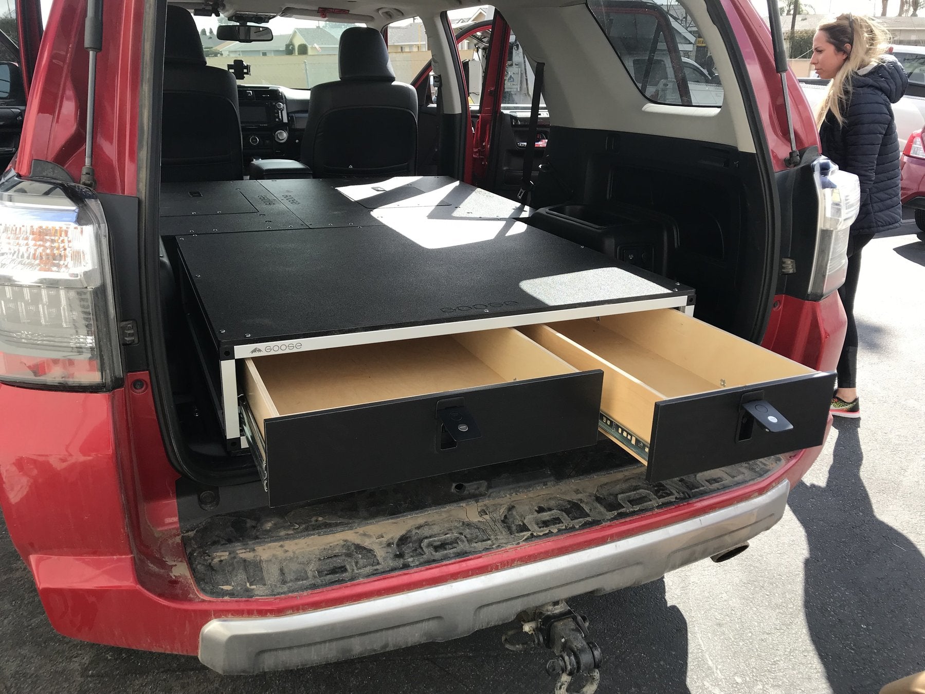 Stealth Sleep and Storage Package with Fitted Top Plate for Toyota 4Runner 2010 - 2024 5th Gen. - Spirit of 1876 - Goose Gear