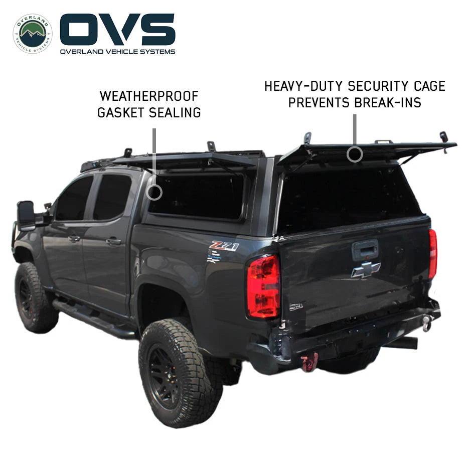 OVS Expedition Truck Cap for 2015-2022 Chevy Colorado / GMC Canyon 5' Bed