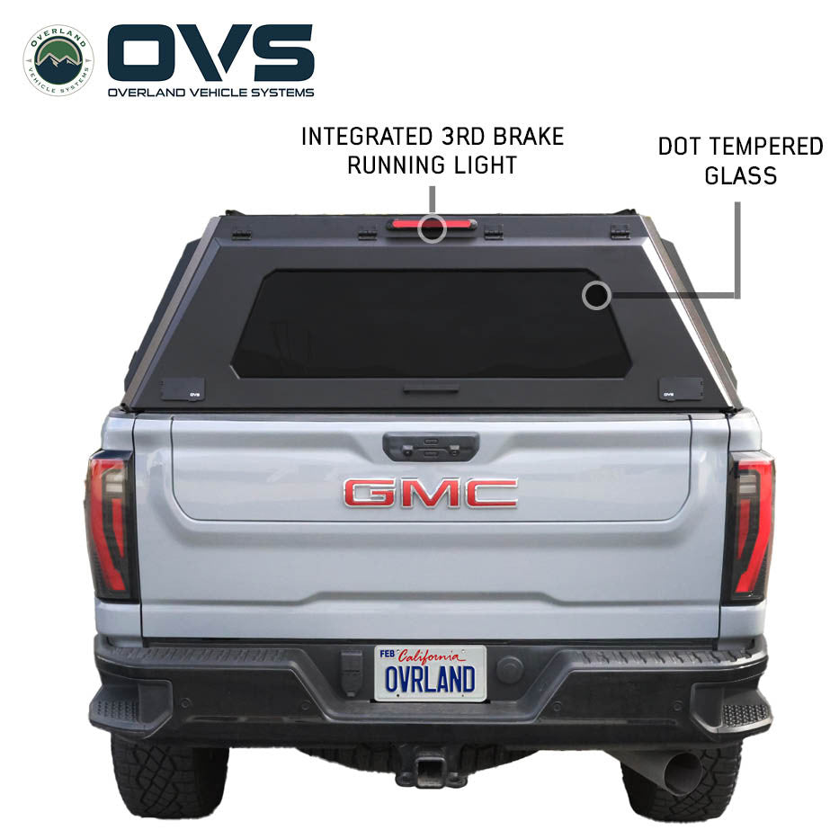 OVS Expedition Truck Cap for 2020-2027 Chevy Silverado / GMC Sierra 2500/3500 6.9' Bed