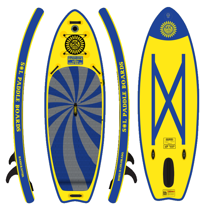 SOLrivershine Inflatable Paddle Board