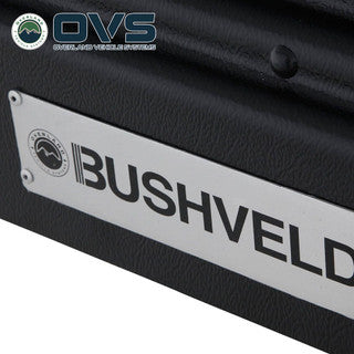 OVS HD Bushveld 4 Person Cantilever Hard Shell Roof Top Tent Grey Body & Tan Rainfly