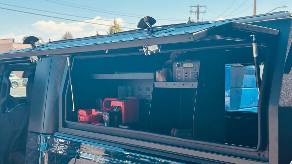 Dirtbox Truck Topper Side Molle Box | Utility Storage & Gear Mounting System