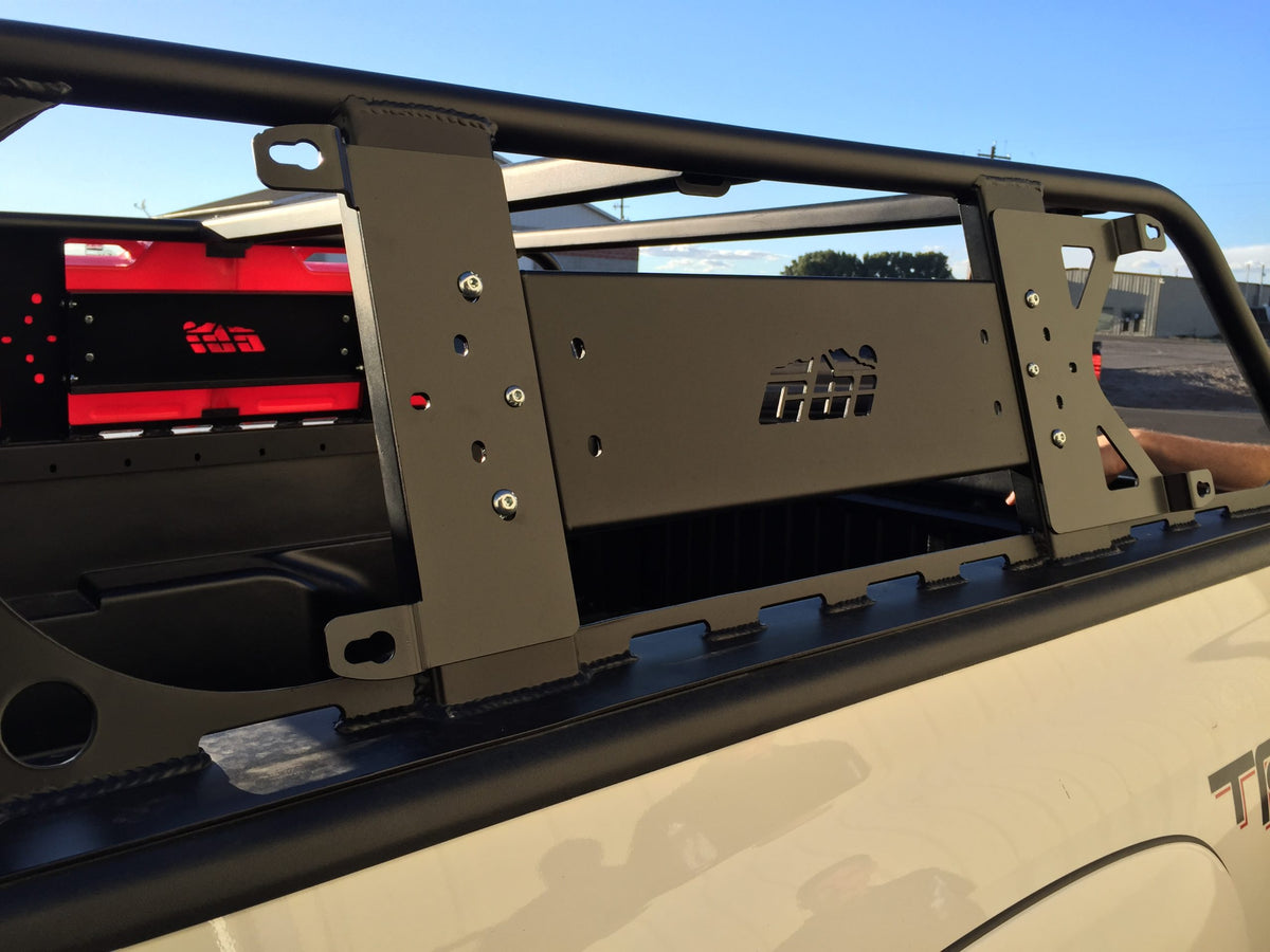 CBI Offroad Fab Bed Rack MaxTrax Mount - Black