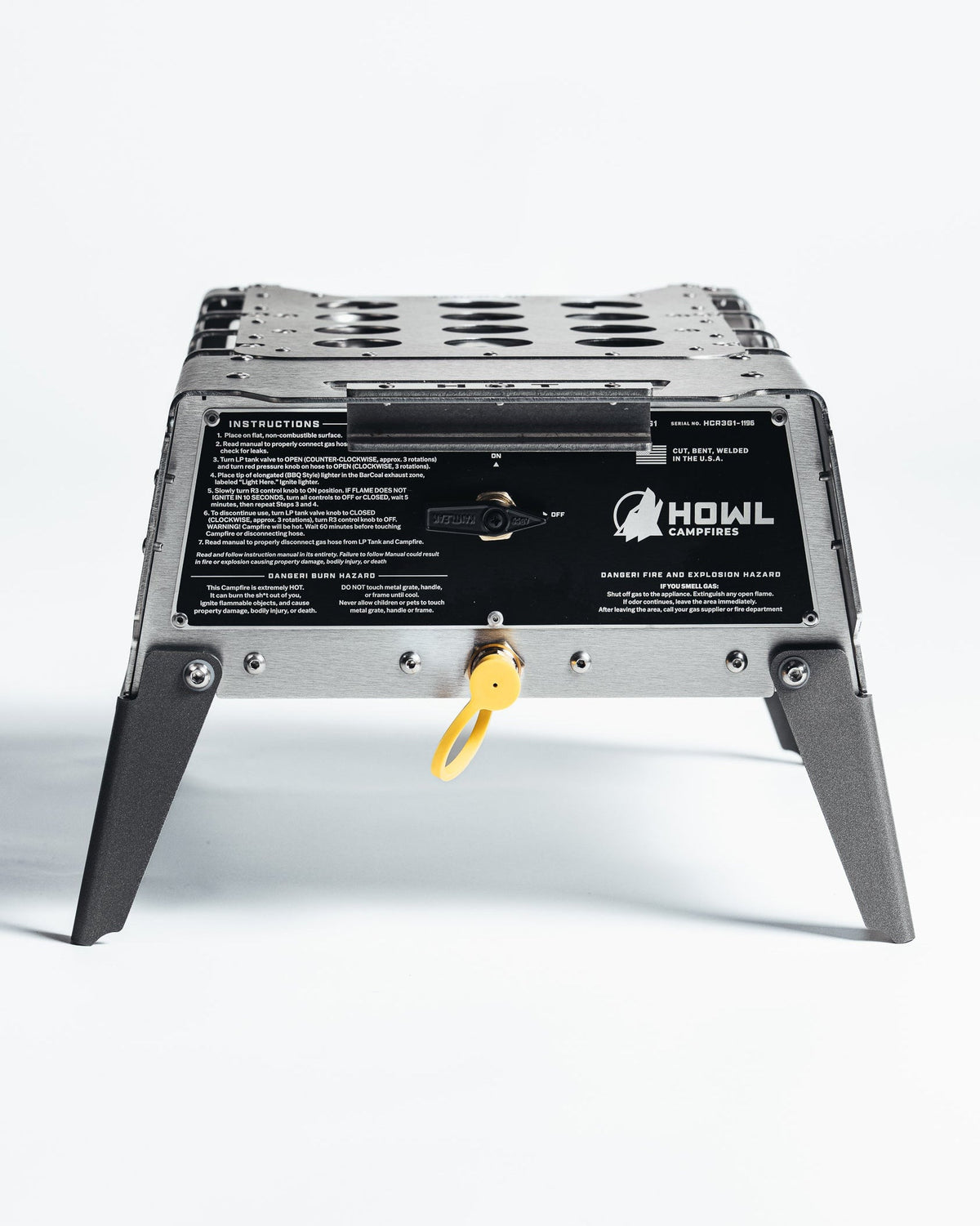 HOWL R3 propane campfire