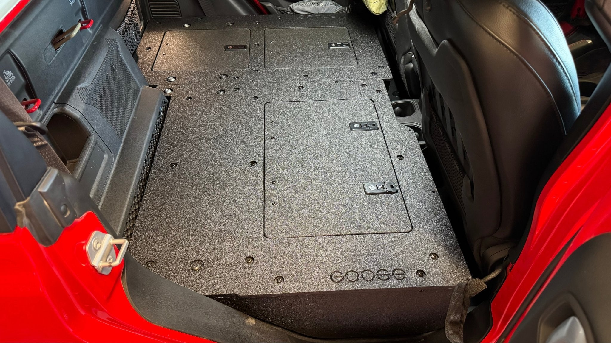 Jeep Gladiator 2019-Present JT 4 Door - Second Row Seat Delete Plate System - High Platform - Spirit of 1876