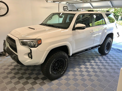 2010+ Toyota 4Runner Angled Sliders Top Plate With Logo **No Kick Out**