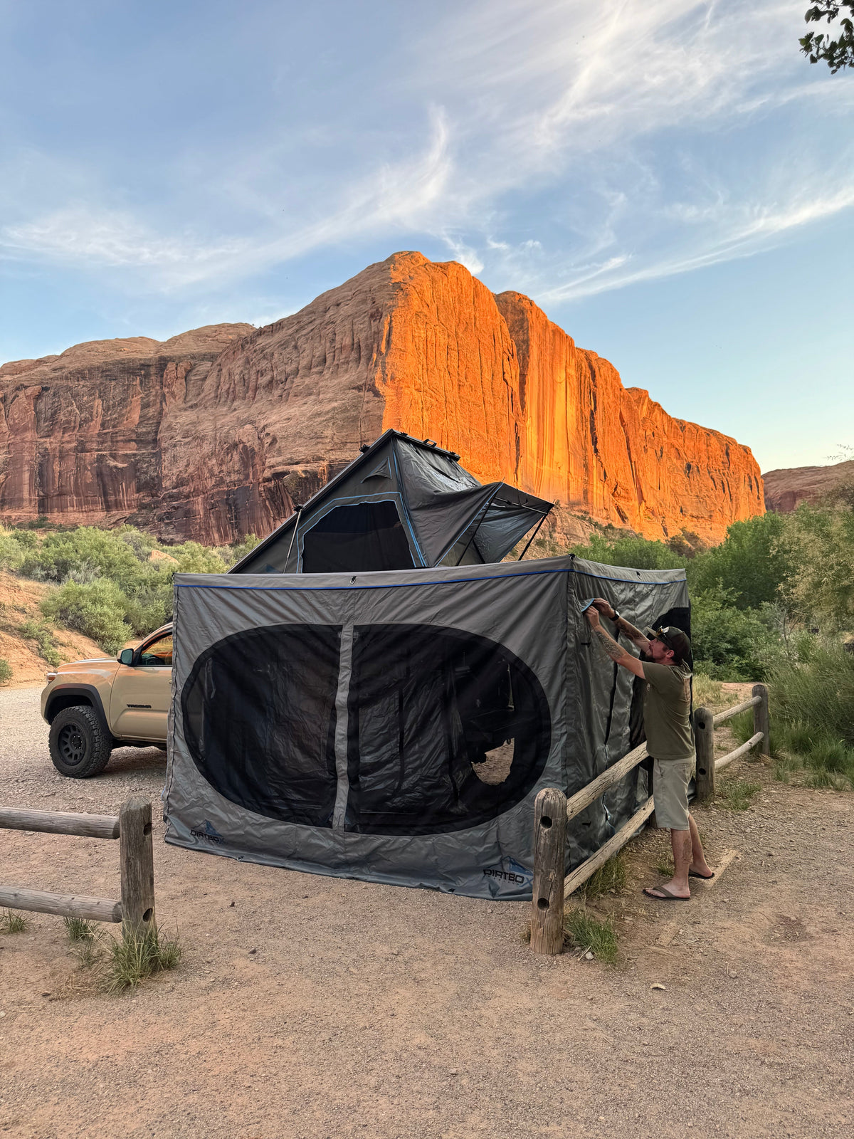 Dirtbox Overland 270 Awning Room (Detachable Enclosure) – All-Season Awning Walls for Camping & Overlanding