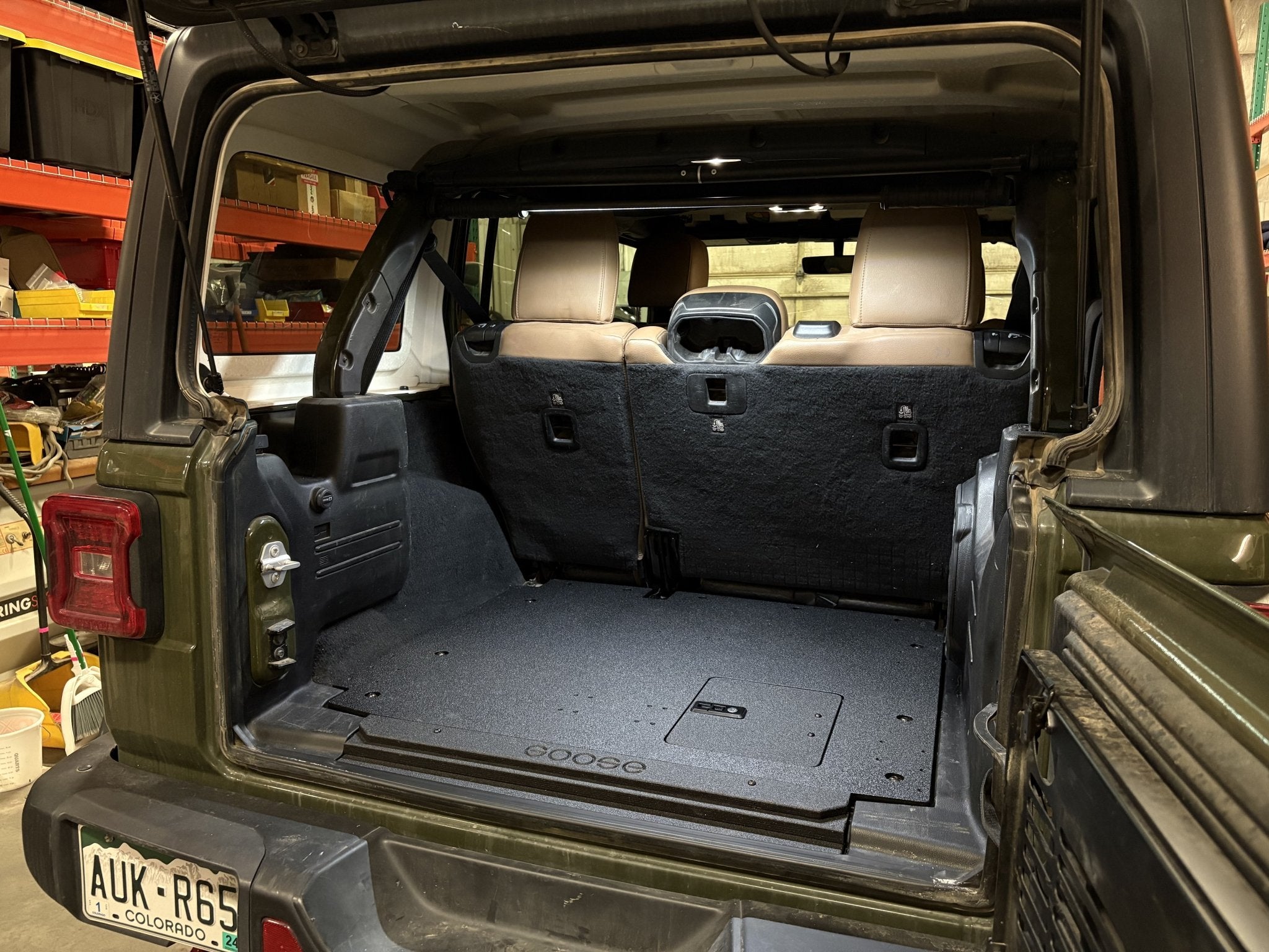Jeep Wrangler 2018 - 2023 JLU 4 Door - Rear Plate System - Spirit of 1876 - Goose Gear