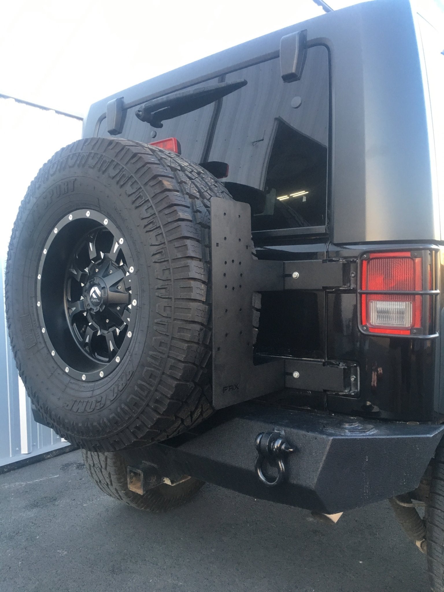 Jeep Jk Tailgate Mount - Spirit of 1876RotopaX