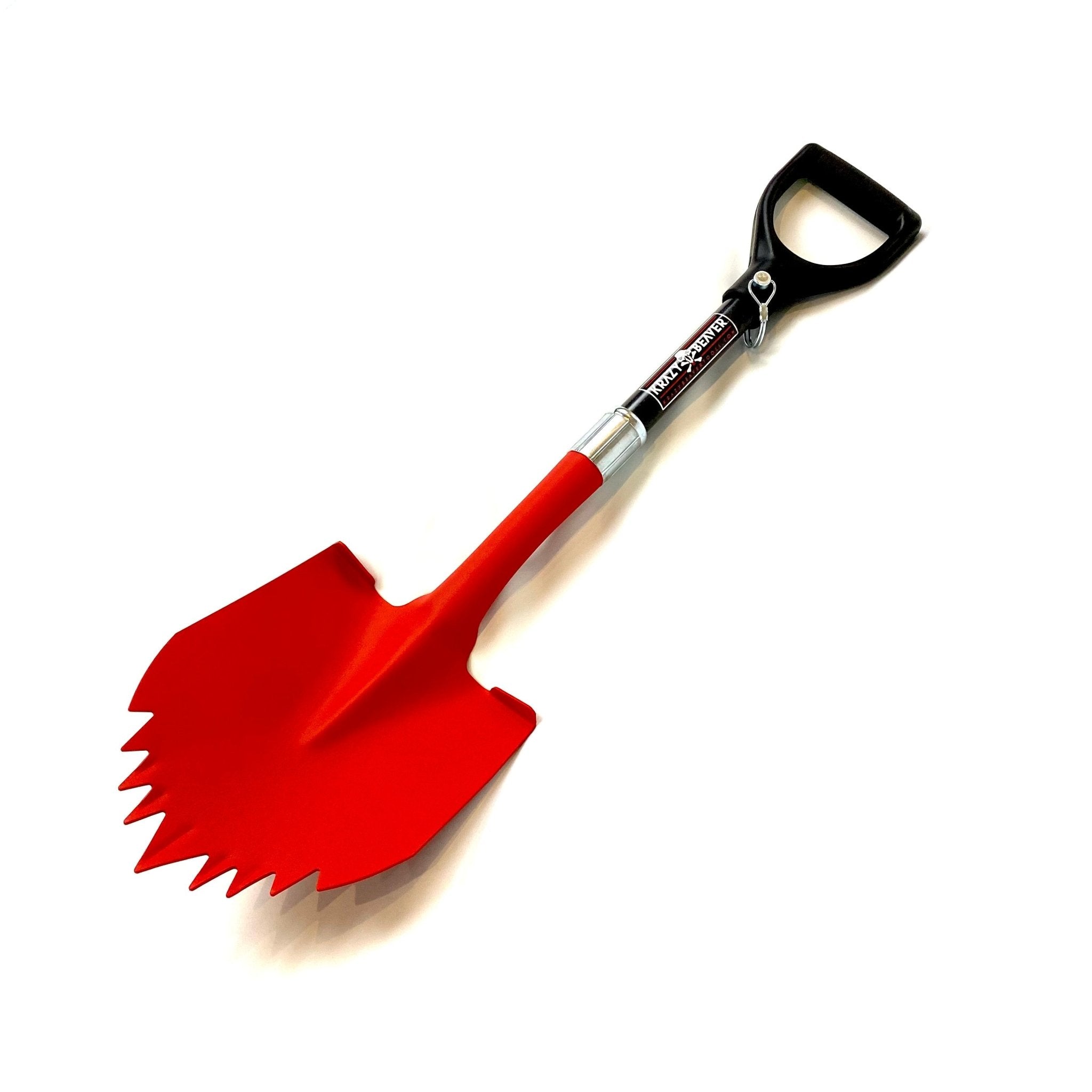 Krazy Beaver Shorty Shovel (Textured Red Head / Black Handle)ATV / UTV - Spirit of 1876
