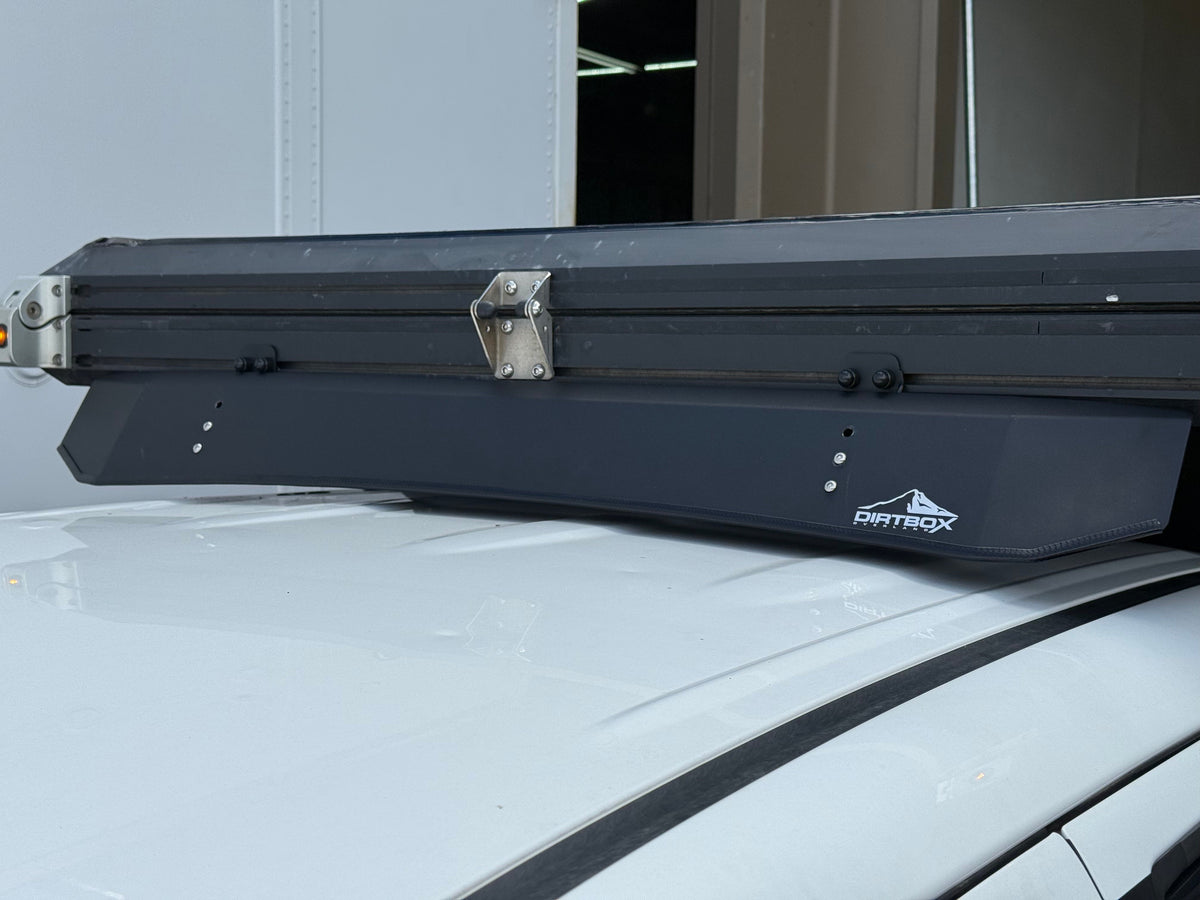 Dirtbox Canopy Camper Wind Deflector – All Aluminum, Noise Reduction, Easy Self-Install
