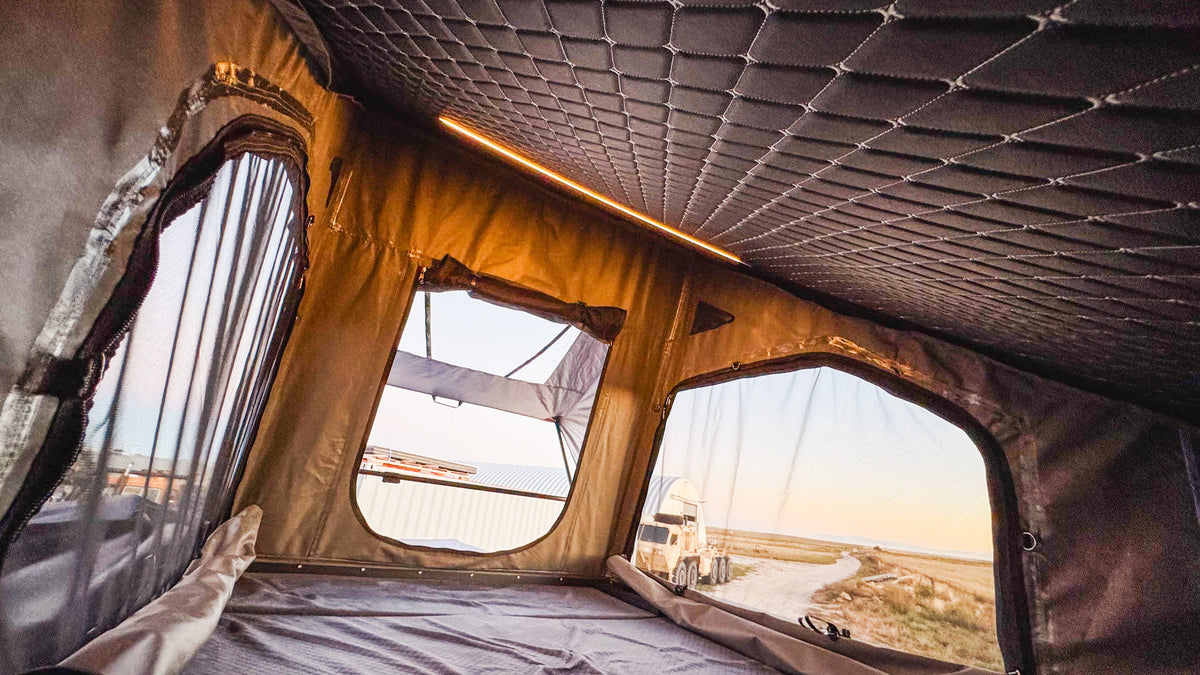 Dirtbox Canopy Camper – Modular Truck Camper Shell / Topper for Mid-Size & Full-Size Trucks (Tacoma, Rivian, Tundra, F-150, Quatermaster, Gladiator, Ram, Silverado)