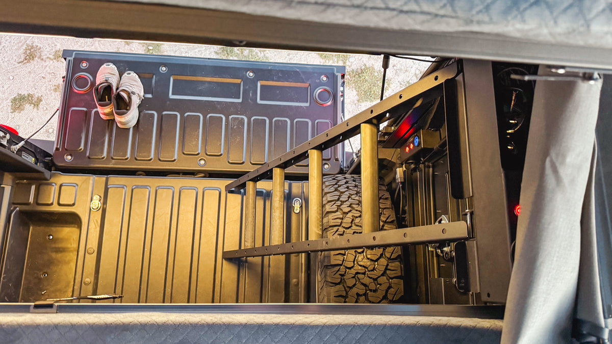 Dirtbox Canopy Camper – Modular Truck Camper Shell / Topper for Mid-Size & Full-Size Trucks (Tacoma, Rivian, Tundra, F-150, Quatermaster, Gladiator, Ram, Silverado)