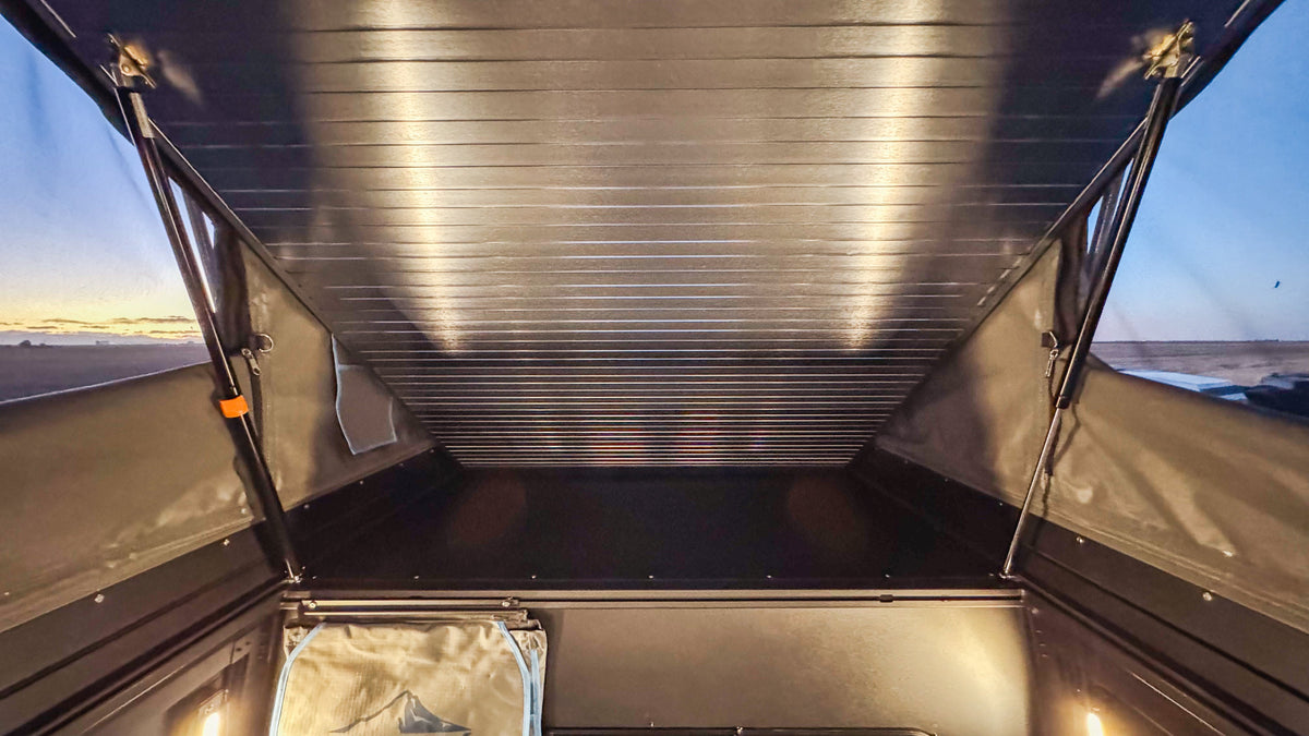 Dirtbox Canopy Camper – Modular Truck Camper Shell / Topper for Mid-Size & Full-Size Trucks (Tacoma, Rivian, Tundra, F-150, Quatermaster, Gladiator, Ram, Silverado)