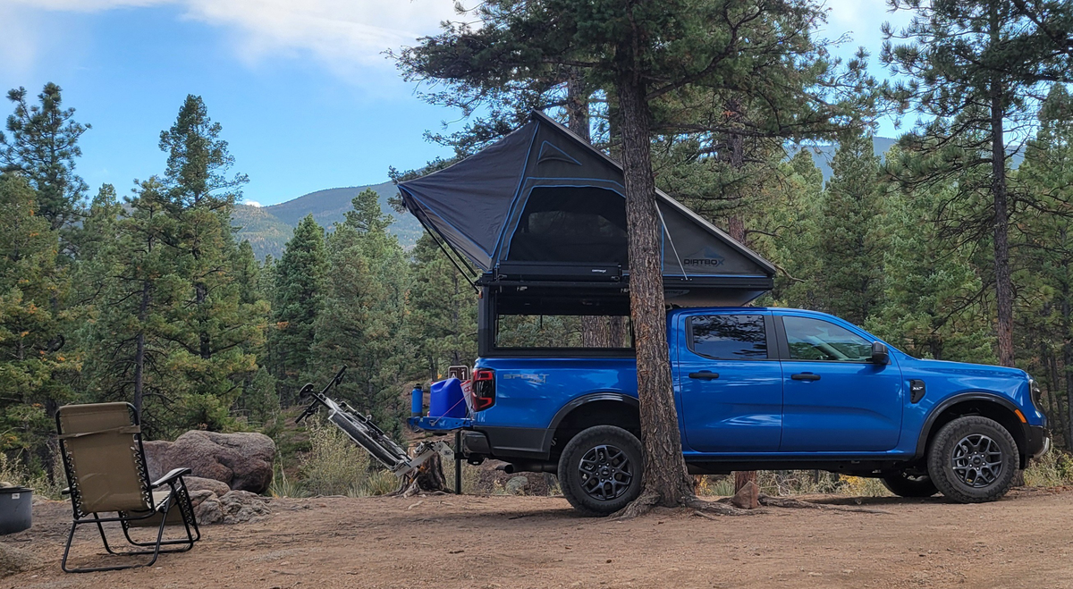 Dirtbox Canopy Camper – Modular Truck Camper Shell / Topper for Mid-Size & Full-Size Trucks (Tacoma, Rivian, Tundra, F-150, Quatermaster, Gladiator, Ram, Silverado)