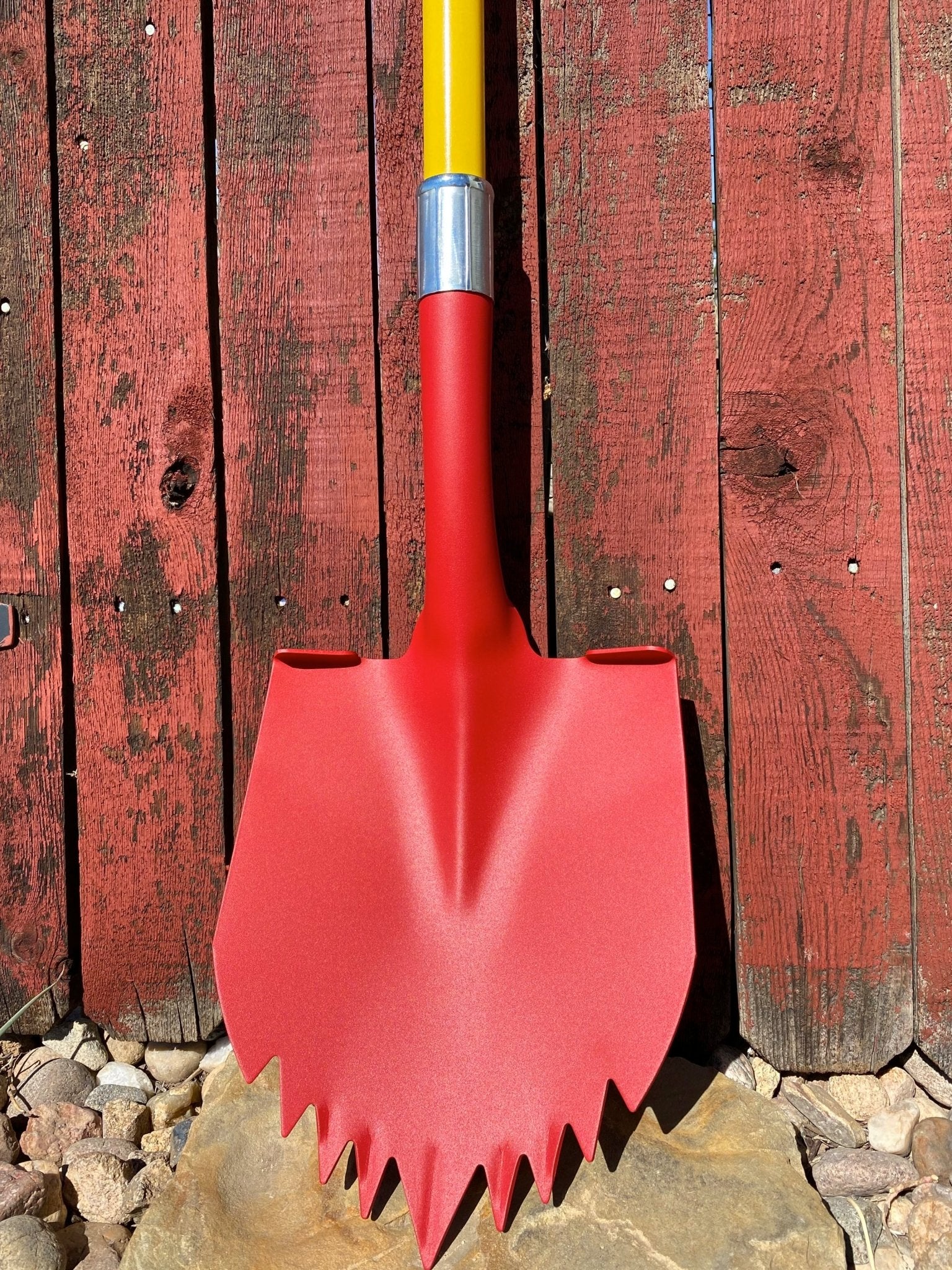 Krazy Beaver Shovel (Textured Red Head / Yellow Handle 45637) - Spirit of 1876