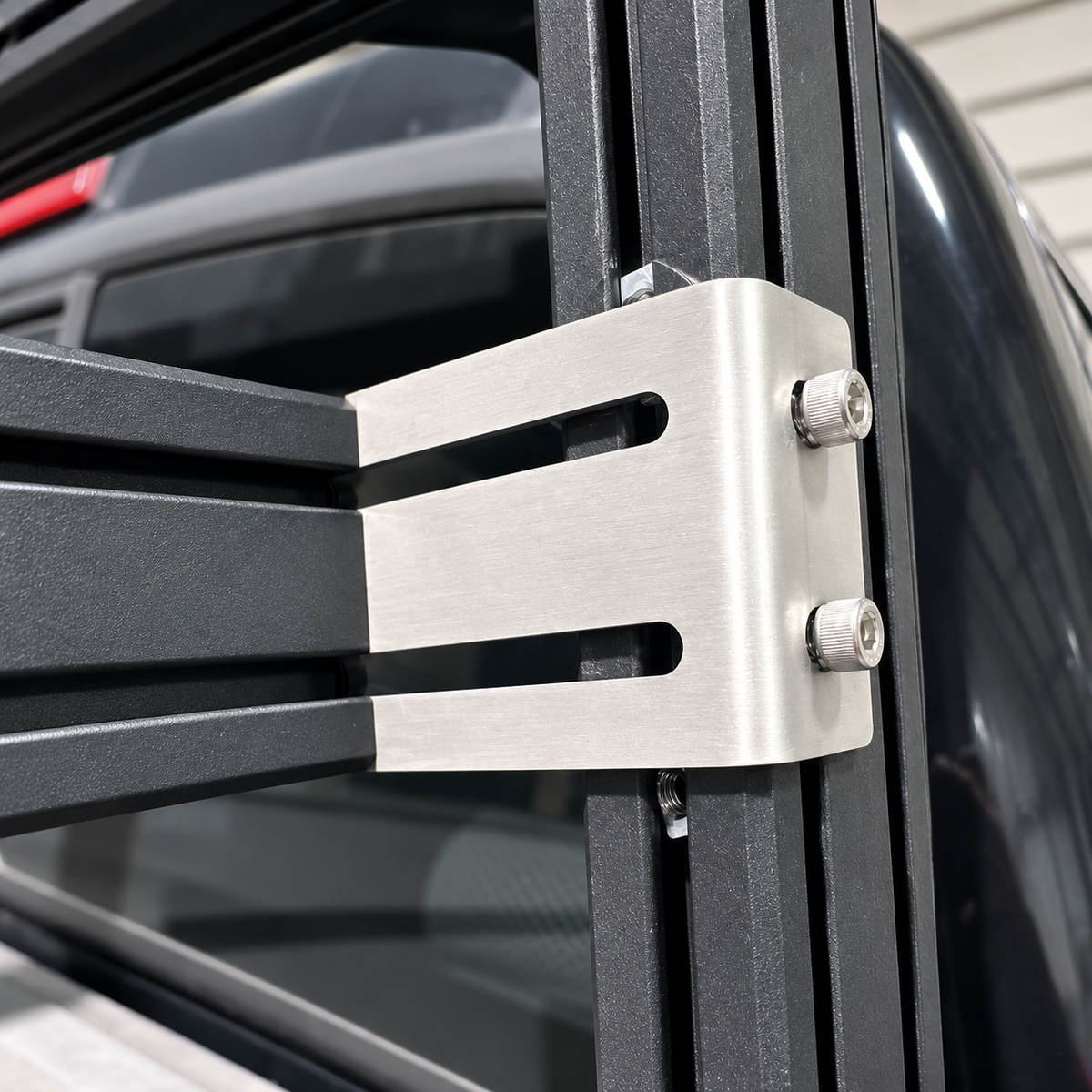 XTR Recessed Side Brace Brackets | Slim Rack Profile