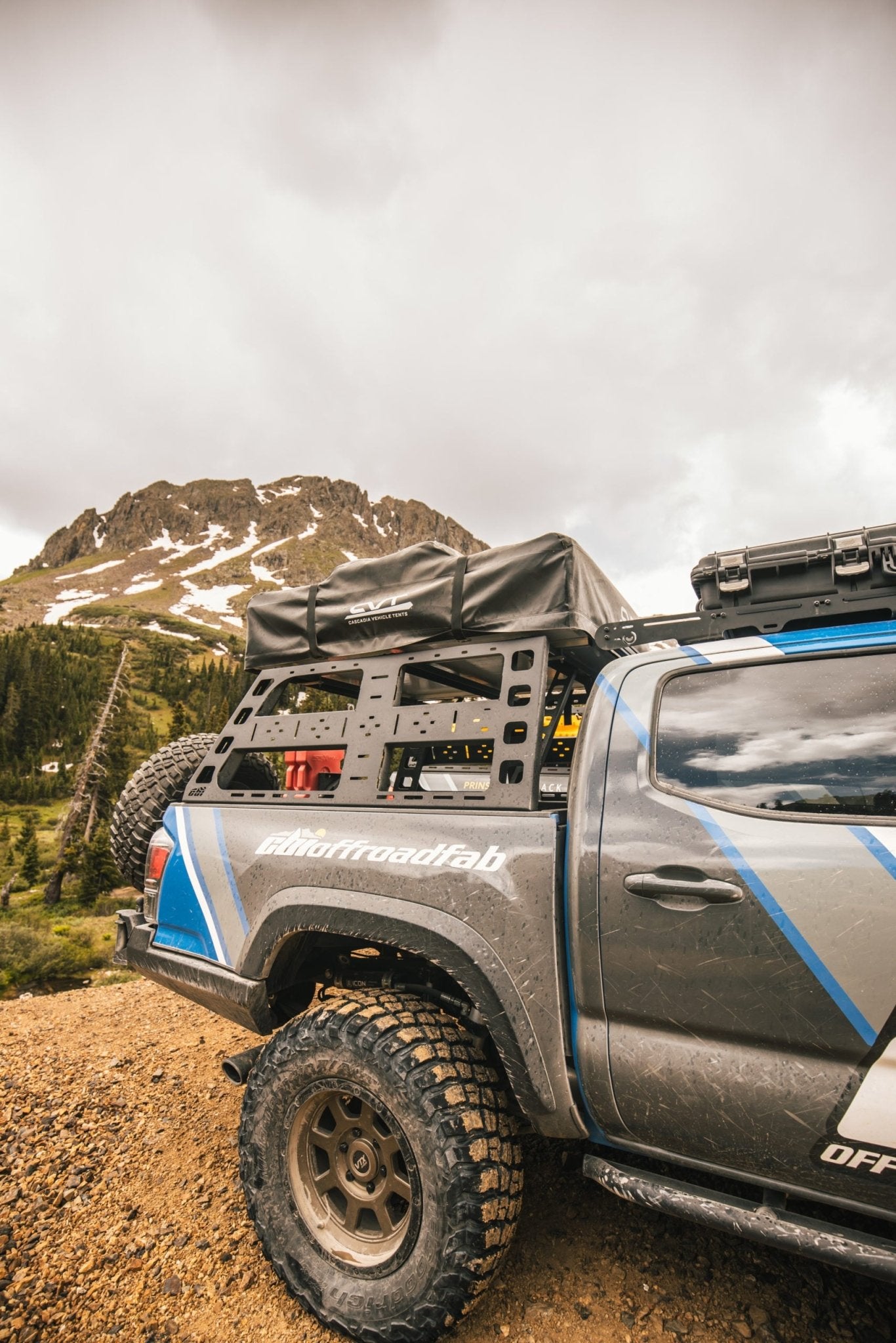 Toyota Tacoma Roof Rack Height Bed Rack | 2005-2022 - Spirit of 1876