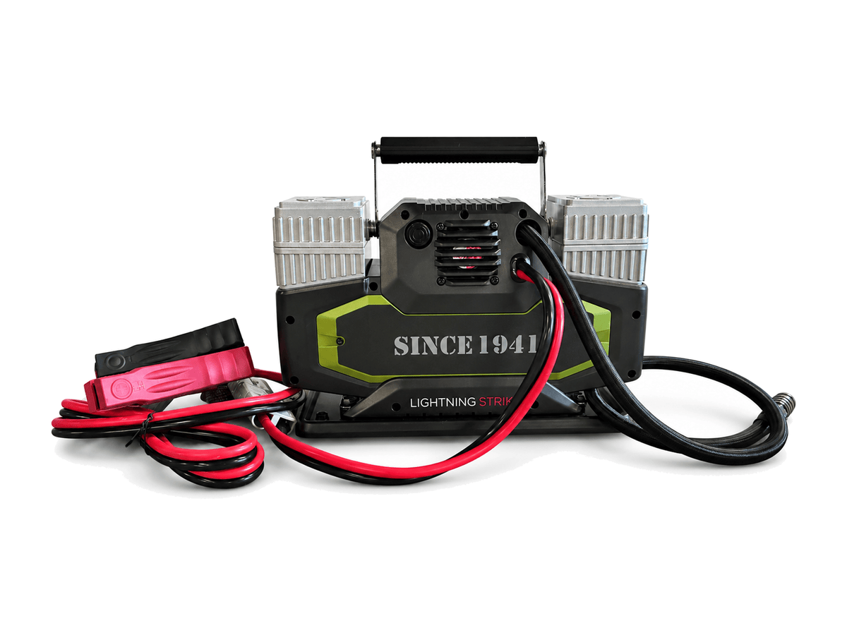 Thor’s Lightning StrikePro™ 12V Portable Air Compressor | 10.6 CFM Automatic Inflation & Deflation