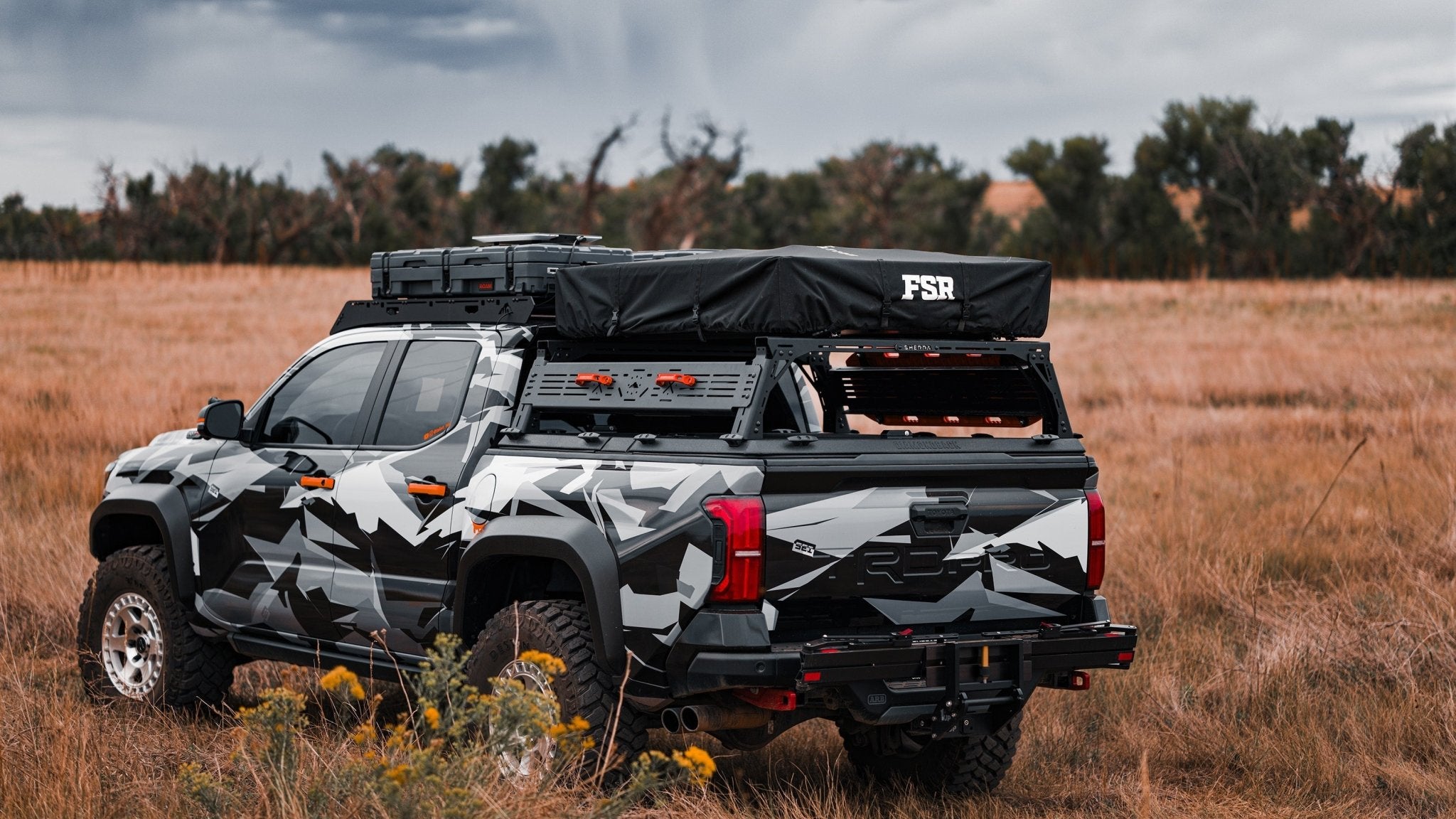 Toyota Tacoma DiamondBack PAK System Bed Rack - Spirit of 1876 - Sherpa Equipment Company
