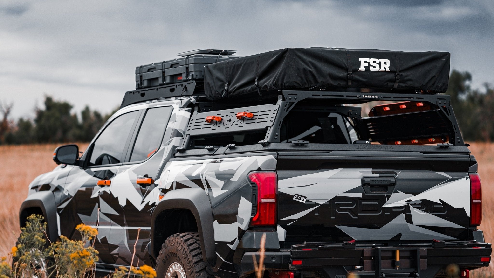 Toyota Tacoma DiamondBack PAK System Bed Rack - Spirit of 1876 - Sherpa Equipment Company