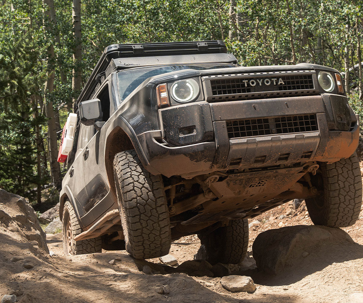 CBI GX550 Overland Kickout Rock Sliders
