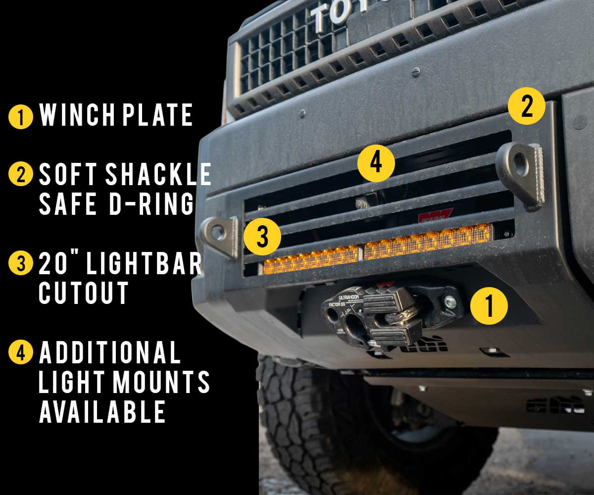 CBI Toyota Land Cruiser 250 Series Covert Front Bumper | 2024 - Current