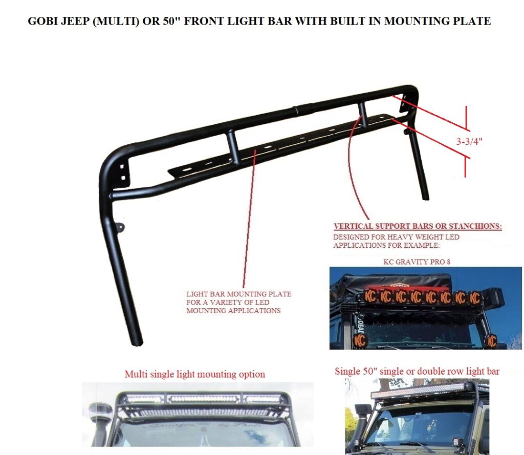 Gobi Ford Bronco 4dr Hardtop | Stealth Roof Rack - Spirit of 1876Gobi