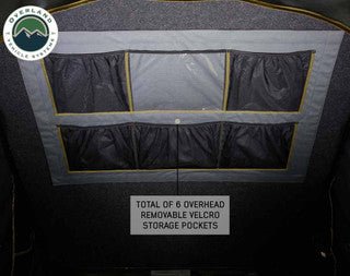 OVS HD Mamba 3 Person Clam Shell Aluminum Hard Shell Roof Top Tent, Grey Body & Green Trim - Spirit of 1876 - OVS