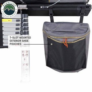 OVS HD Mamba 3 Person Clam Shell Aluminum Hard Shell Roof Top Tent, Grey Body & Green Trim - Spirit of 1876 - OVS