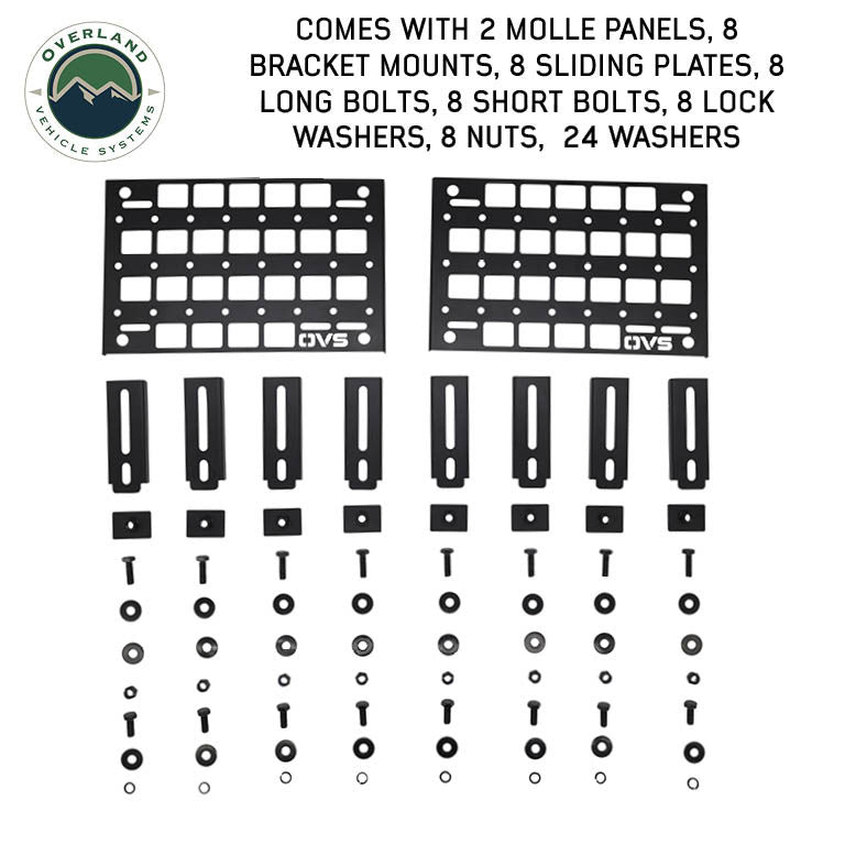 OVS Under Side Door Molle Panels (Pair) for Expedition Truck Cap