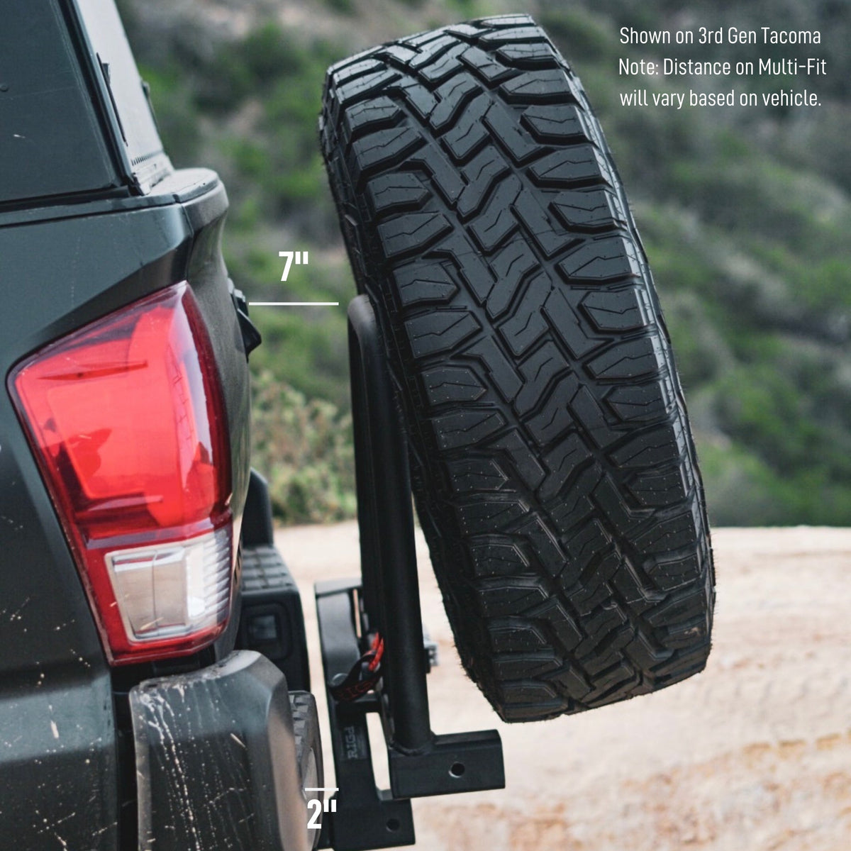 UltraSwing™ Multi-Fit Spare Tire Hitch Mount | RiGd Supply - Spirit of 1876 - RIGd Supply