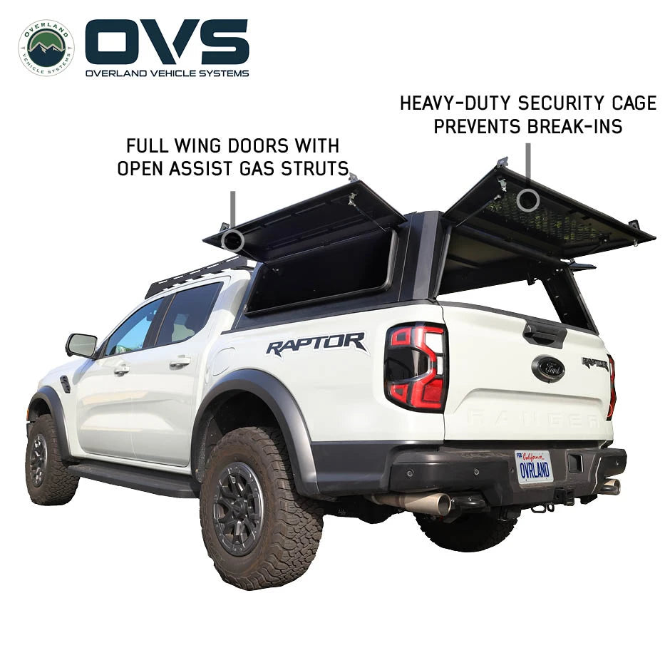 OVS Expedition Truck Cap for 2024-2025 Ford Ranger 5' Bed