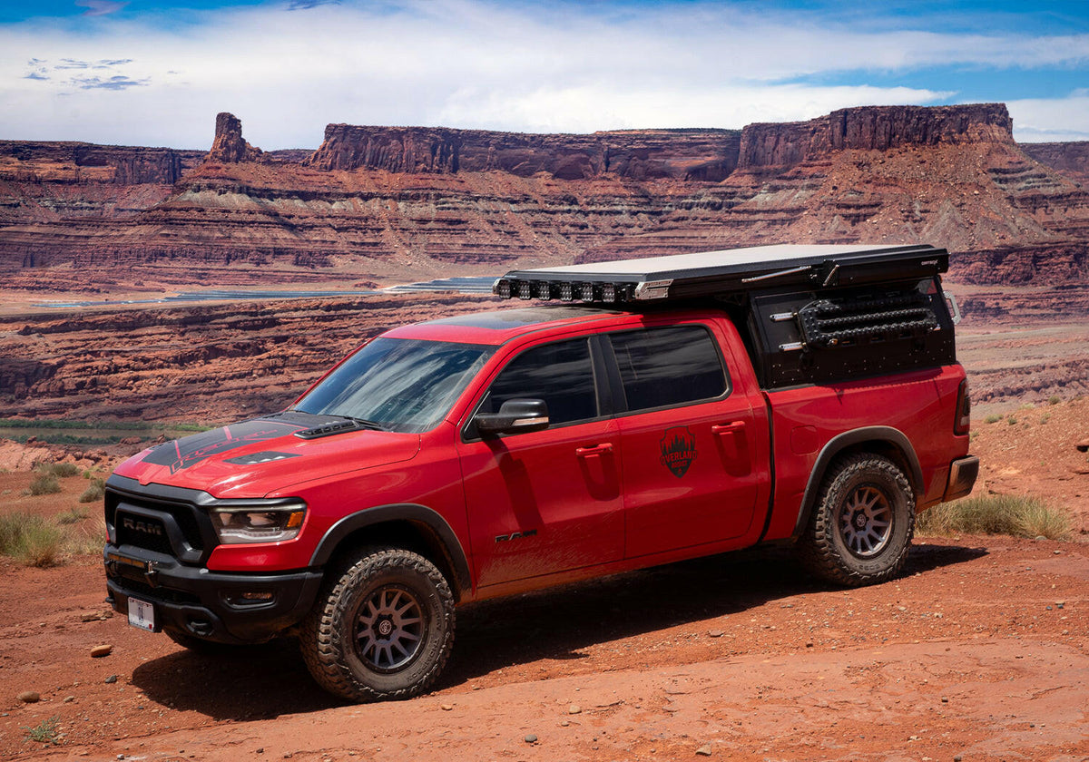 Dirtbox Canopy Camper – Modular Truck Camper Shell / Topper for Mid-Size & Full-Size Trucks (Tacoma, Rivian, Tundra, F-150, Quatermaster, Gladiator, Ram, Silverado)