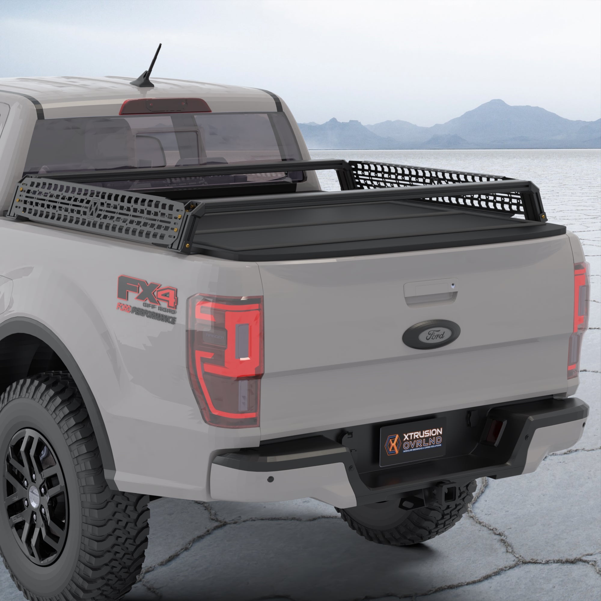 XBRS - CrossBar Kit for Ford Ranger - Spirit of 1876 - Xtrusion Overland