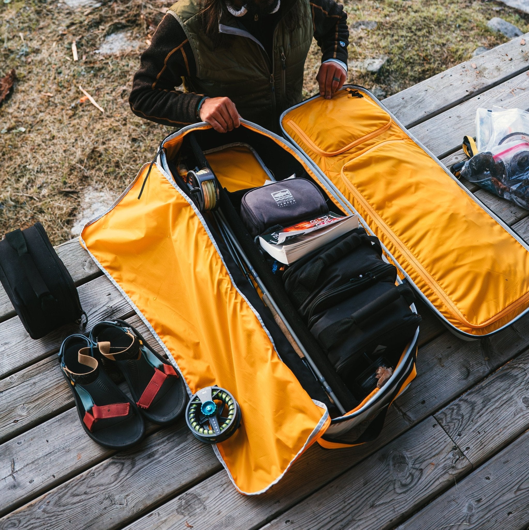The Travel Pack: Fly Fishing Travel Bag - Spirit of 1876 - Riversmith Inc