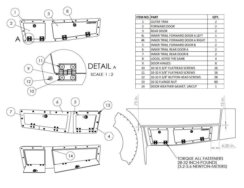 Agency 6 Sprinter Lock Box 170" Wheelbase
