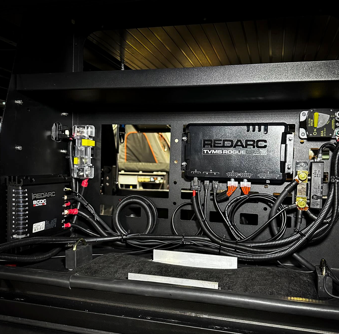 Canopy Camper Molle Box | Interior Side Storage & Electrical Mounting System