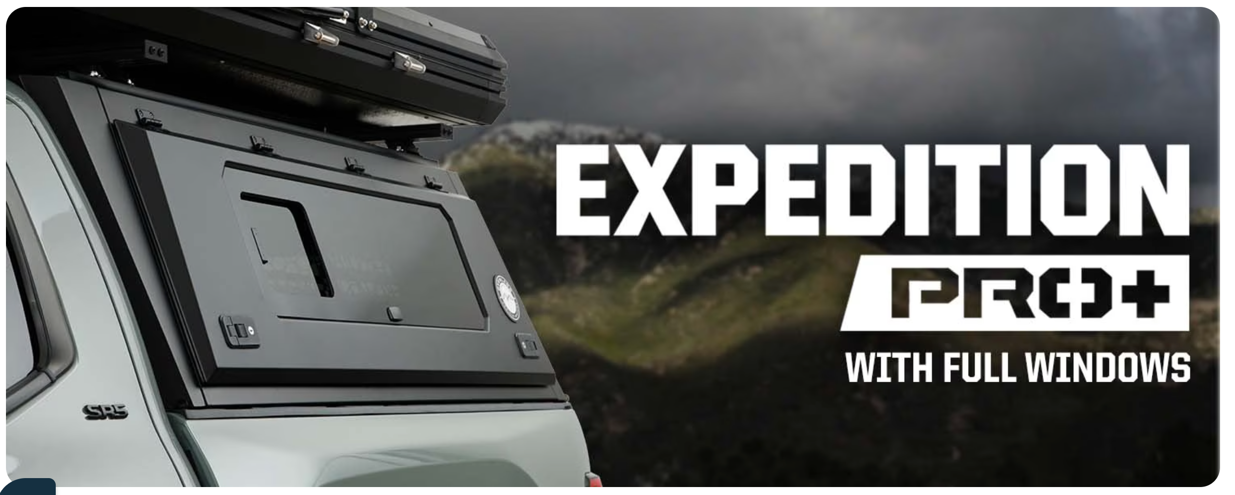 Expedition - Pro+ Truck Cap W/ Full Window Wing Doors, and 3rd Brake Light