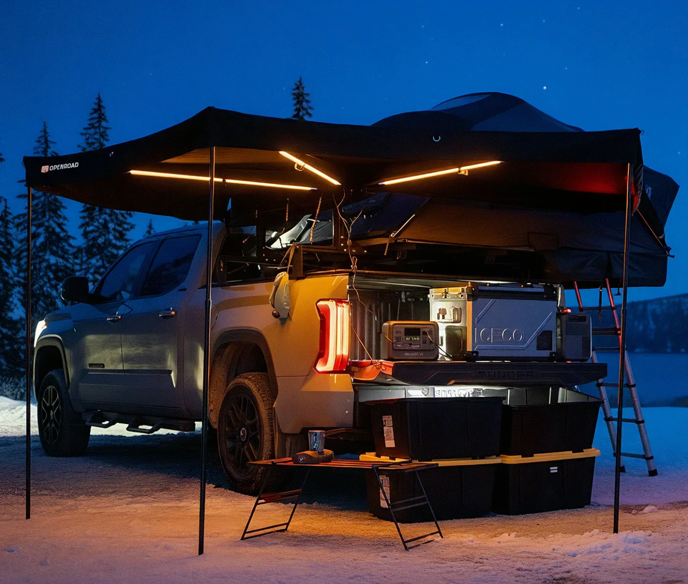 OPENROAD 270 Free Standing Awning for Camping