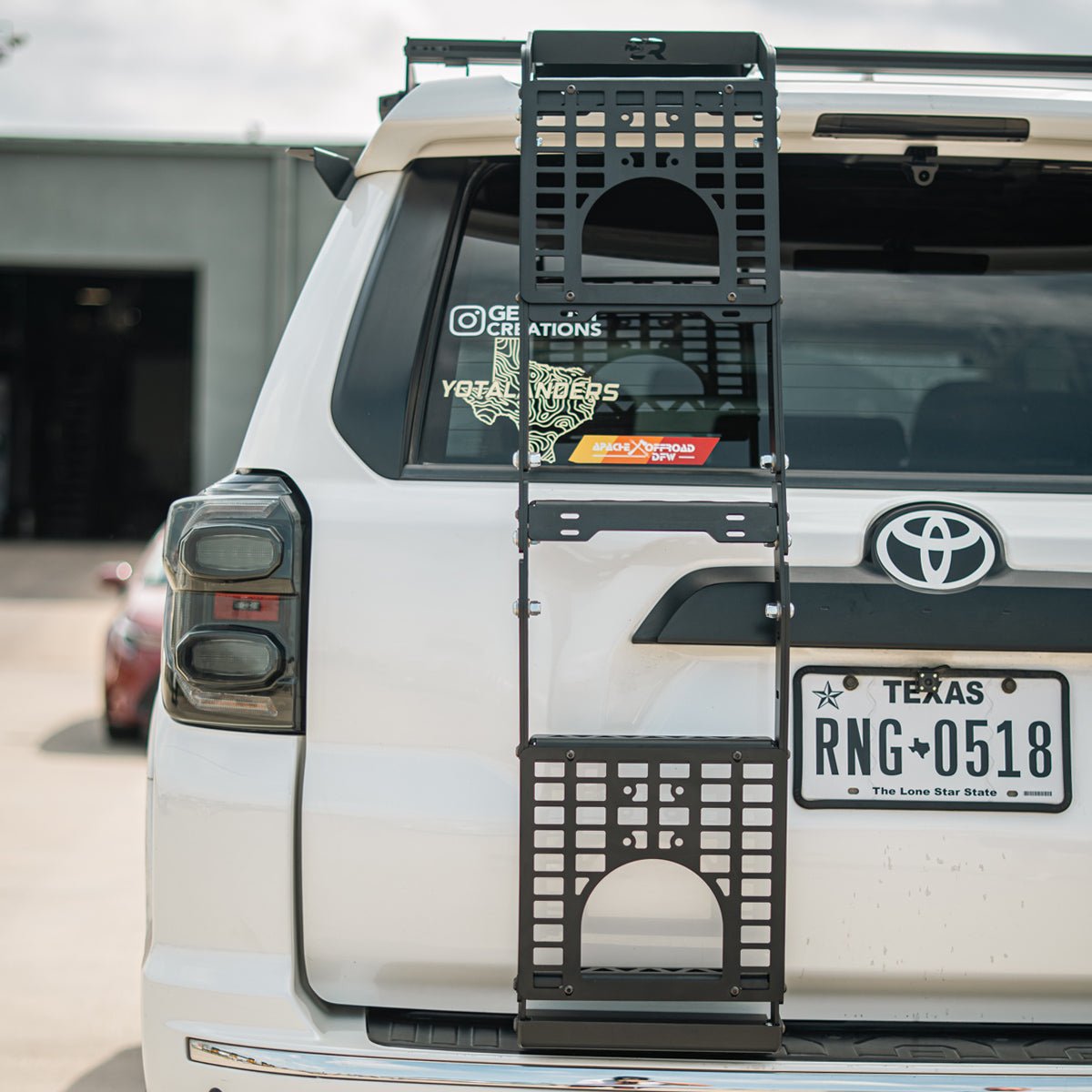 Rear Hatch Ladder Accessory MOLLE Panel For 2010-2024 Toyota 4Runner - Spirit of 1876 - Dealers of Cali Raised LED
