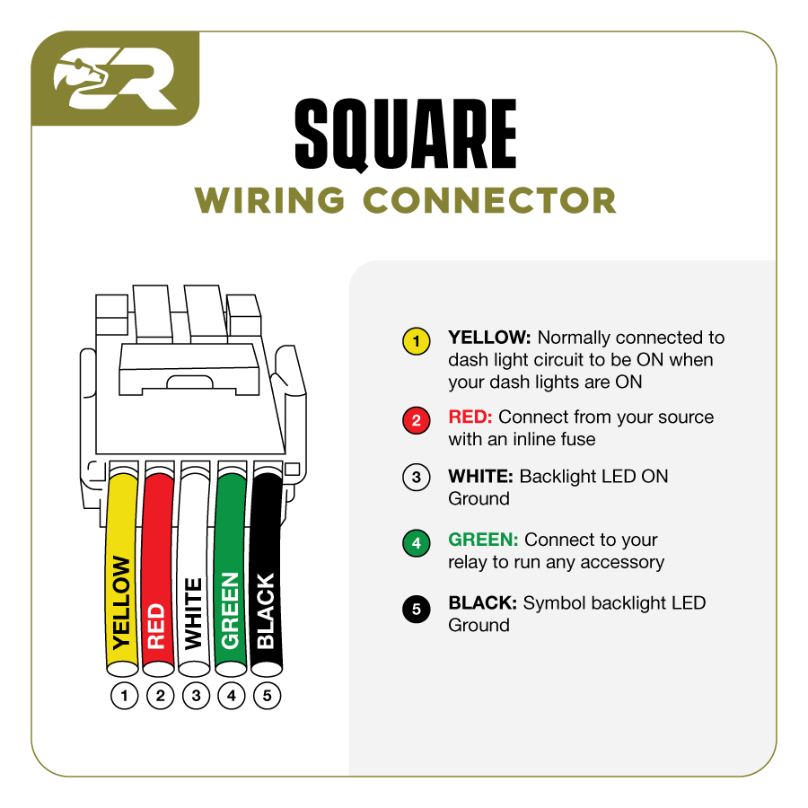 Toyota OEM Square Style "LED LIGHT BAR" Switch - Spirit of 1876 - Dealers of Cali Raised LED